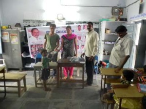 Ondersteuning schooltje - Jan van den Brink in tehuis in India voor Movares Foudnation